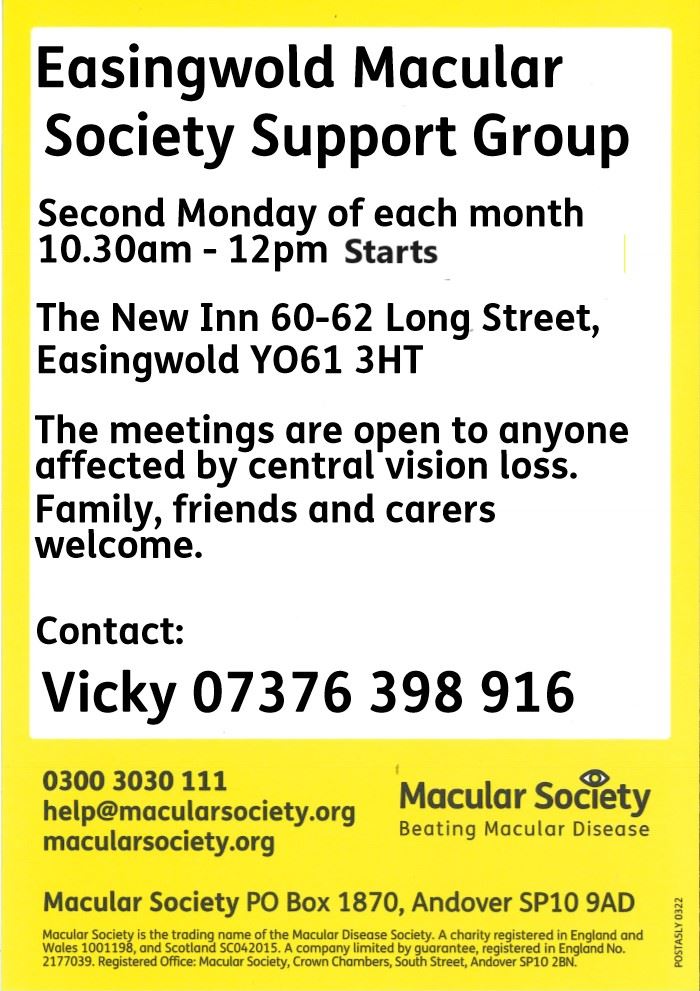 Macular Society Support Group