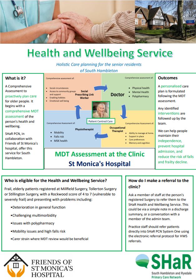Health and Wellbeing Service